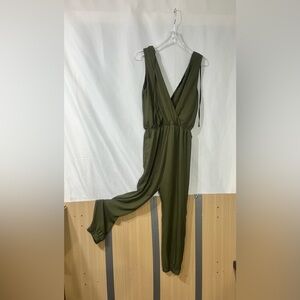 Miss Avenue Khaki Jumpsuit